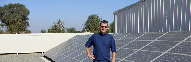 Michael McGee and AISO Solar Panels